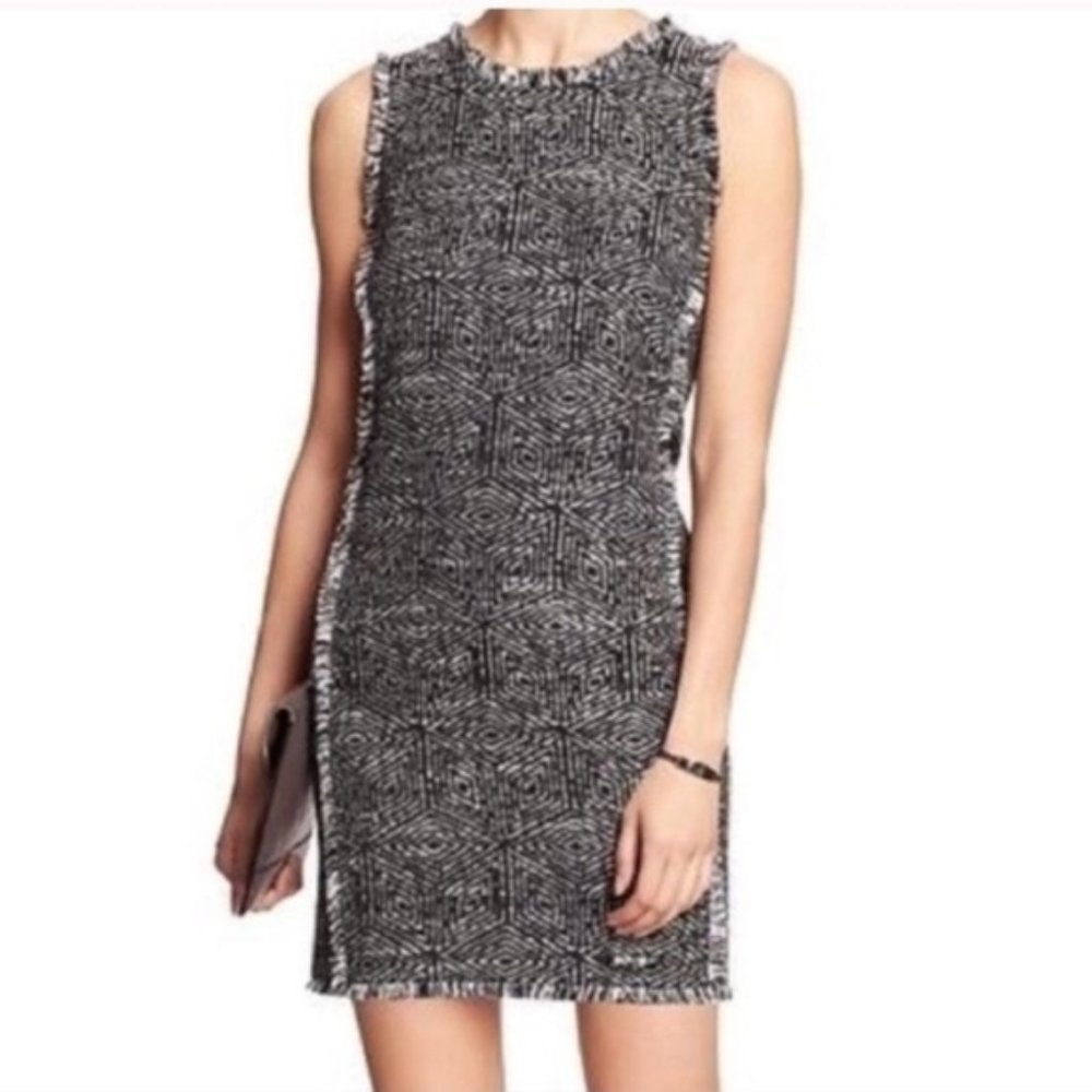 Boucle' Tweed Sheath Dress Nwt